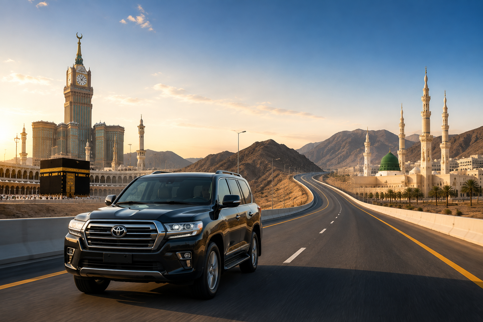 Makkah to Madinah Umrah Taxi Group Image